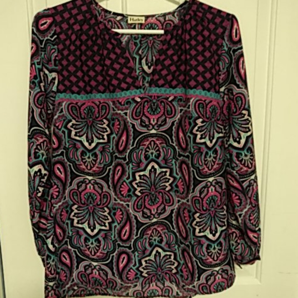 Hatley Paisley-print chiffon top - Picture 2 of 3